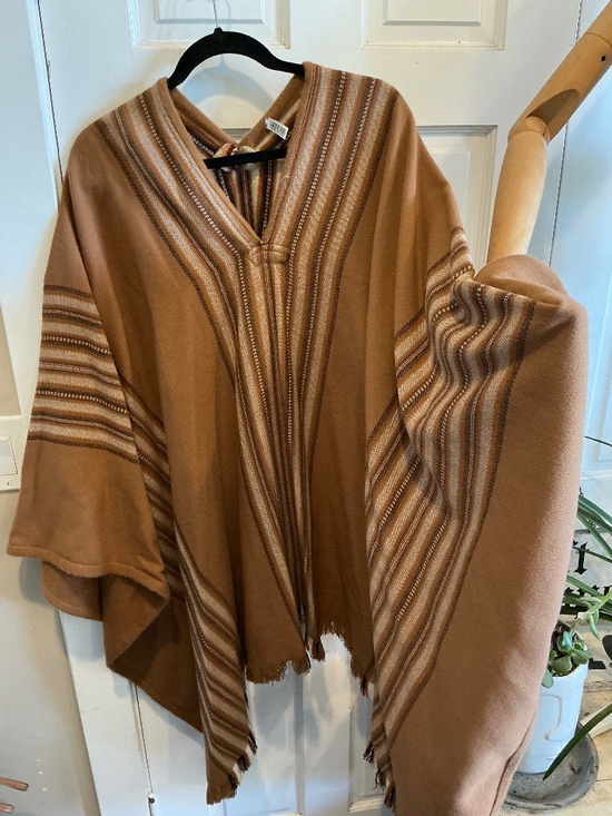 International Jackets & Blazers - Wool blend poncho!  Oversized and from overseas! New with tags!